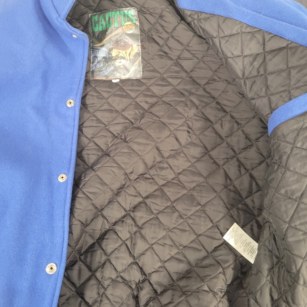 90s Rare Colorblock OLG Ontario Lottery Varsity Collectors Jacket, NWOT Large - Picture 6 of 6